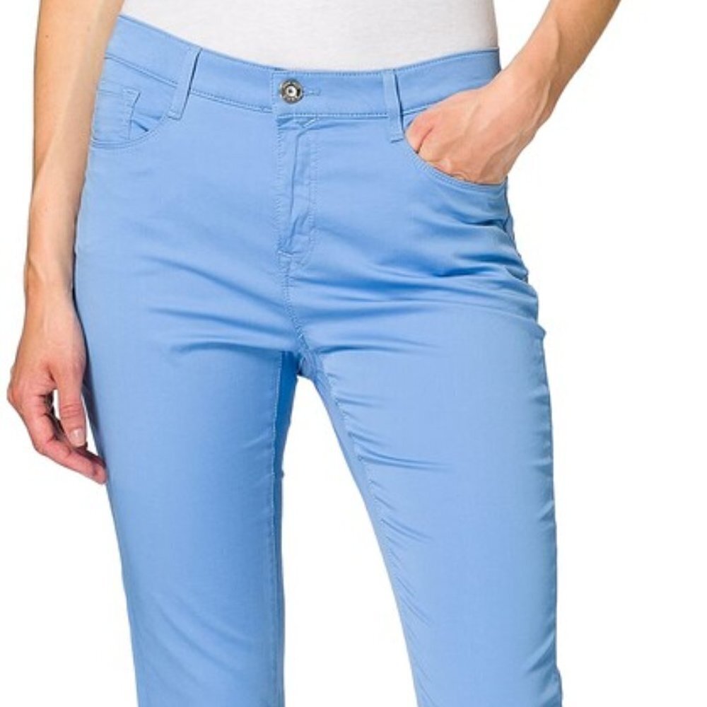 𝅺BRAX Feel Good BNWT Sz 24 X 32 Pant "Mara S City Pants" Light Blue Women $248